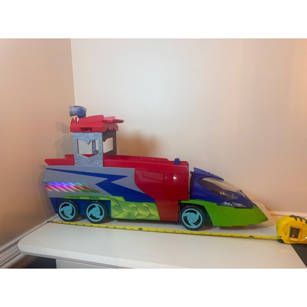 PJ Masks PJ Seeker Playset Kids Large 24 Inch Vehicle Red Blue Green Command Toy